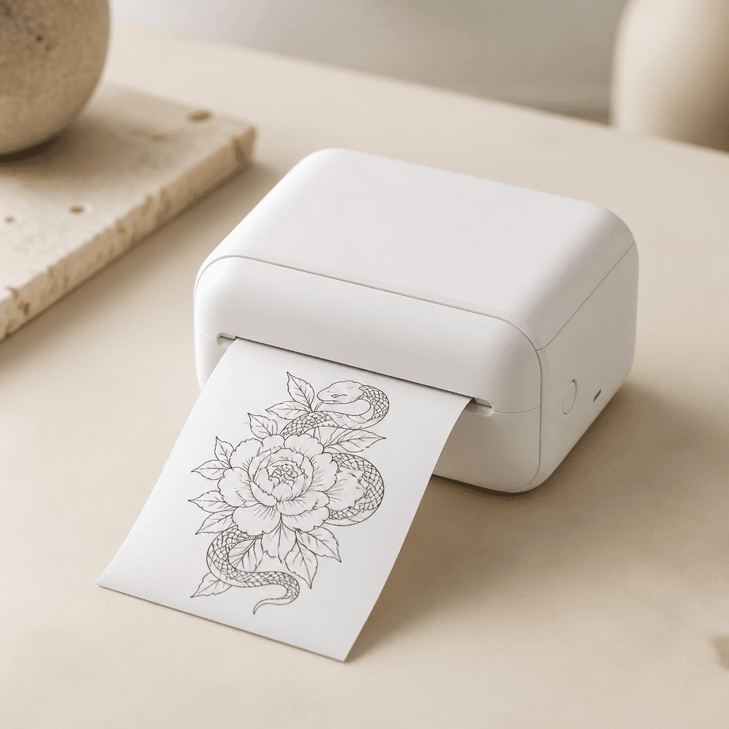 Thermal stencil printer connected to NeedleDojo